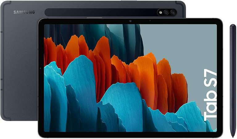 Samsung Galaxy Tab S7 Tablet 11" - 120Hz IPS, Snapdragon 865+, 6GB, 128GB, Wi-Fi (Amazon.es)