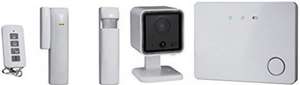 Smartwares HA701SL-IC Drahtloses Smartes Funk-Alarmsystem 3-in-1, Überwachungssystem, Weiß