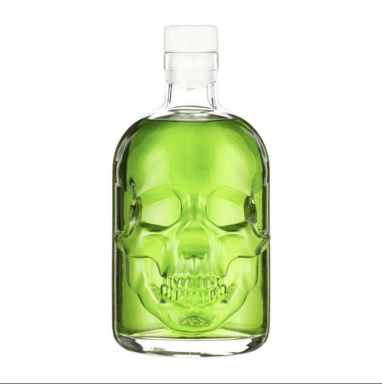 [Aldi Süd und Nord] Absinth Verte Grüne Fee 0,5l 55% Vol. Totenkopf Skull Flasche für 9,99€ ab 15.10.21 (Max. zulässiger Thujongehalt)
