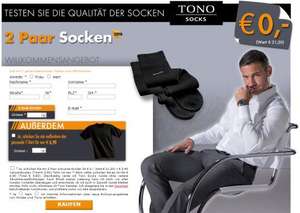 2 Paar TONO Socken für 2,90 EUR (Wert 21,20)
