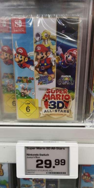 Lokal - Saturn Berlin Alex - Super Mario 3D All-Stars (Switch) 29,99 EUR