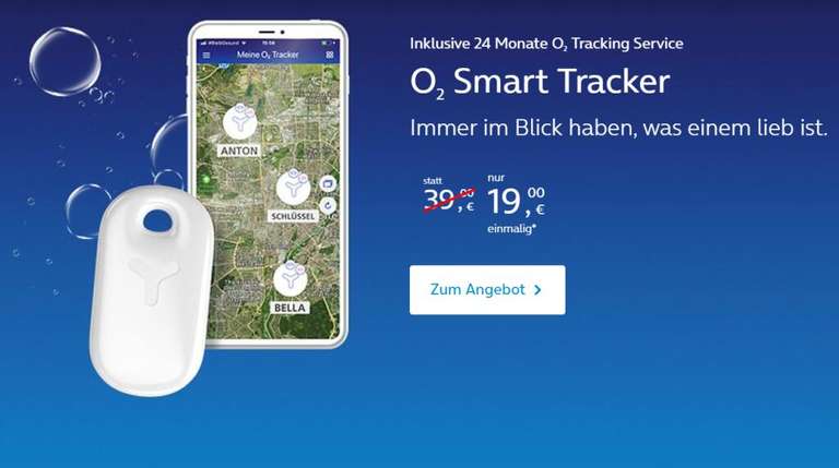 Top Angebot: o2 Smart Tracker