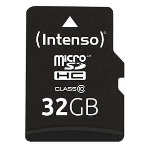 Intenso Micro SDHC 32GB Class 10 Speicherkarte inkl. SD-Adapter (prime)