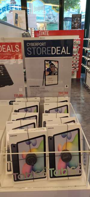 Cyberport Bochum - Samsung Galaxy Tab S6 Lite WiFi 128GB für 299,00€
