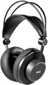 AKG K245 Monitoring-Kopfhörer (halboffen, dynamisch, 15 - 25.000 Hz, faltbar, 32 Ohm, 5 m abnehmbares Spiralkabel, Klinke)