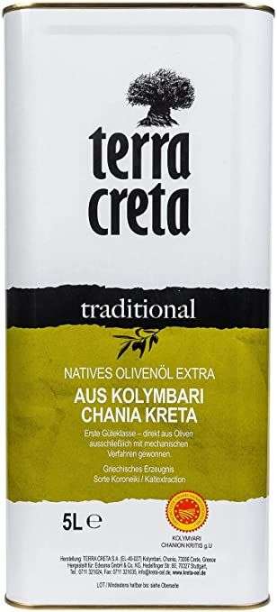 Terra Creta Extra Natives Olivenöl 5 l, durch 5er Sparabo für 25,64€ - Prime *Sparabo*