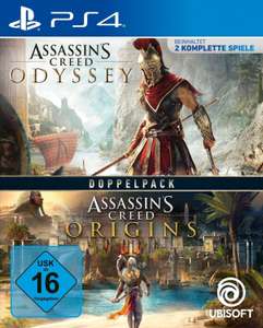 Assassin's Creed: Odyssey + Origins (PS4 & Xbox One) für 25€ inkl. Versand (Media Markt & Saturn)