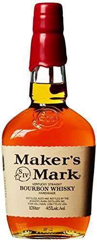 Maker's Mark Handgemachter Kentucky Straight Bourbon Whisky, 45% Vol, 1 x 1l (Sparabo)