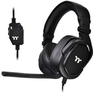 Thermaltake Argent H5 Stereo Gaming Headset (Over-Ear, 50mm-Treiber, 32Ω, 3.5mm Klinke, abnehmbares Mikrofon, 370g)