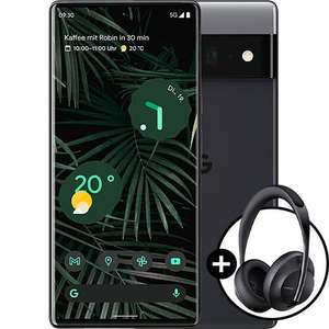 Google Pixel 6 Pro 256 GB [inkl Bose Noise Cancelling Headphones 700] in Stormy Black