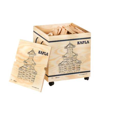 KAPLA Bausteine - Kasten 1000er Box mit Rollen | + viele Gutscheincodes zB 50€ ab 400€ MBW