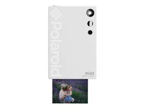 Polaroid mint Sofortbildkamera weiß [Druck auf 5 x 7,5 cm Fotopapier mit selbstklebender Rückseite] Vorbestellung bei Amazon Frankreich