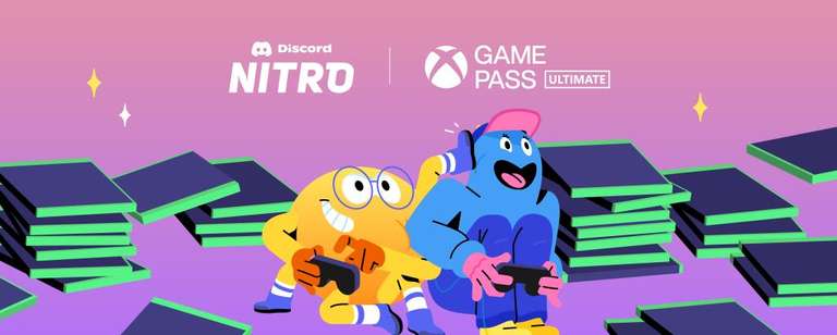 Xbox Game Pass Ultimate 2 Monate kostenlos für Discord Nitro Kunden und 3 Monate Discord Nitro kostenlos für Xbox Game Pass Ultimate Kunden