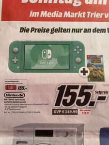 [MM Trier] Nintendo Switch Lite Türkis/ Koralle + Animal Crossing für 155€ (nur heute)
