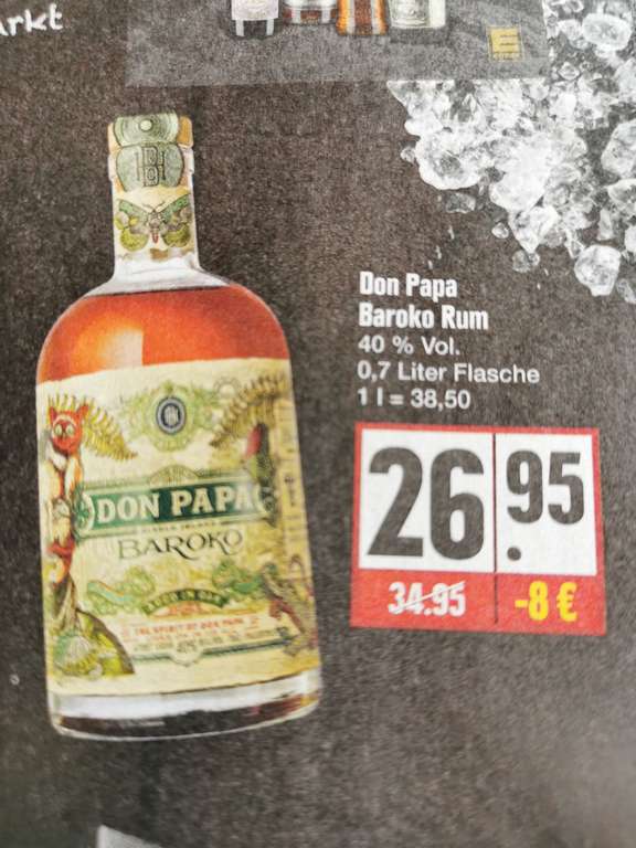 [Edeka] Don Papa Baroko Rum für 26,95€