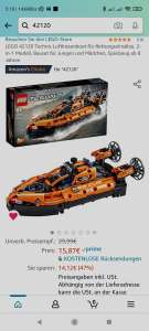 [Prime] LEGO 42120 Technic Luftkissenboot für Rettungseinsätze