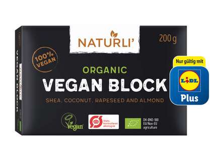 Naturli Vegan Block Bio Butter Alternative Lidl Plus