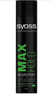 [Sparabo] Syoss Haarspray z.B. Max Hold (6×400 ml) für 11,16€ im Sparabo | 1,86€/Stück | verschiedene Sorten