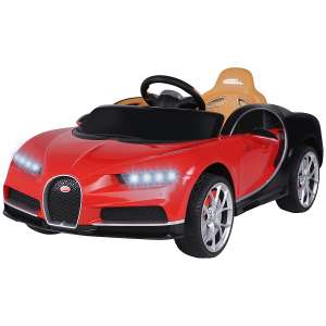 Actionbikes Motors Bugatti Chiron Elektroauto (2x 35W Motor, LED-Scheinwerfer & -Rücklicht, Soundmodul, Vollgummireifen & Federung, 2.4GHz)