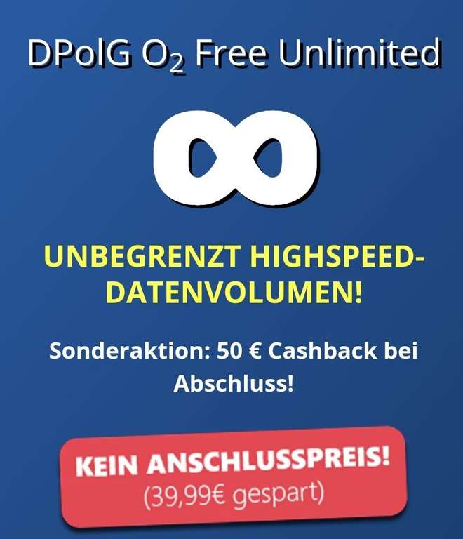 O2 unlimited (225Mbit, Multisim) für 34,99 (nur öffentlicher Dienst)