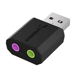 [Amazon] Sabrent USB Externe Soundkarte für Windows und Mac.