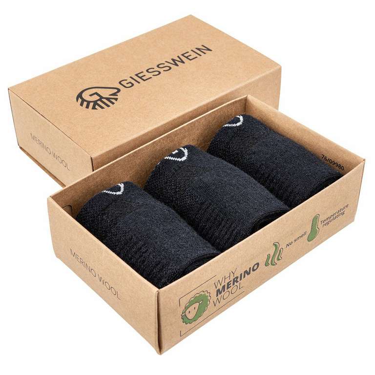 GIESSWEIN Gratis Merino oder Baumwolle Sneaker Socken zu jeder Sneaker Bestellung (mit Gutschein kombinierbar)