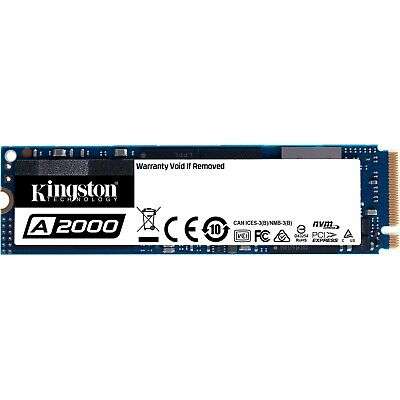 Kingston A2000 1TB M.2 NVMe SSD (3D TLC, DRAM, R2200/W2000, AES, 5 Jahre Garantie)