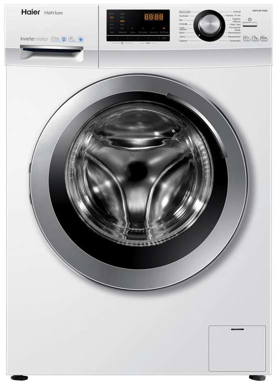 HAIER HW70-BP14636N Waschmaschine (A, 7kg, Inverter, Dampf, Vollwasserschutz) Abholer