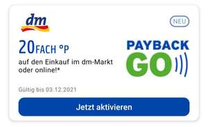 Payback 20fach Punkte bei DM (personalisiert?)