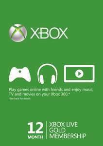 12 Monate Xbox Live Gold für 26,19€ (CDKeys VPN TR)