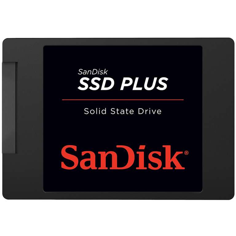 SANDISK SSD Plus Festplatte, 2TB SSD SATA 6 Gbps, 2,5 Zoll, intern