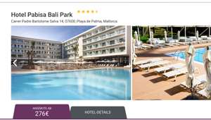 Hotel Pabisa Bali Park Mallorca Flügel und Hotel ab Stuttgart 4 ️ 7 Tage mit TUI Frühstück direkte Flüge 276€ pro Person