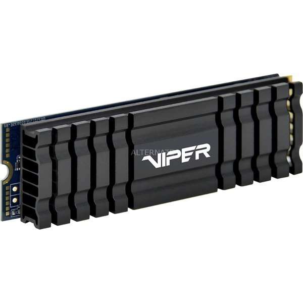 Patriot Viper SSD VPN100 M.2 (2 TB, Lesen 3.300 MB/s, Schreiben 3.100 MB/s, M.2 2280, PCIe 3.0 x4, Integrierter Kühlkörper)