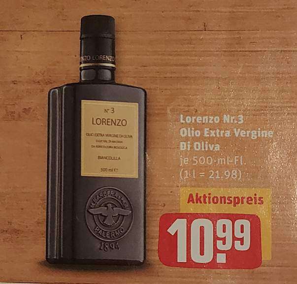 Lorenzo Nr. 3 Olio Extra Vergine Di Olivia - Olivenöl bei Rewe