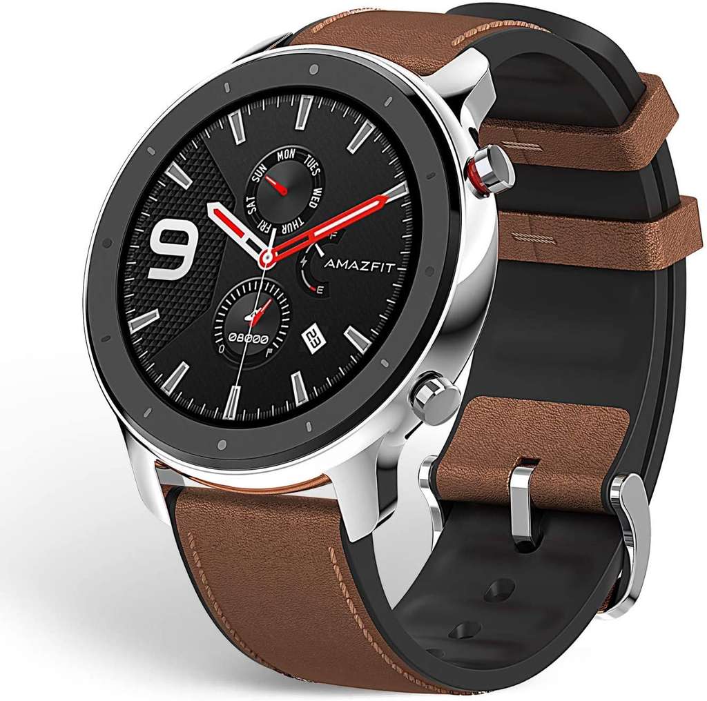 Amazfit GTR Smartwatch - 47mm, Edelstahl (Amazon.fr)