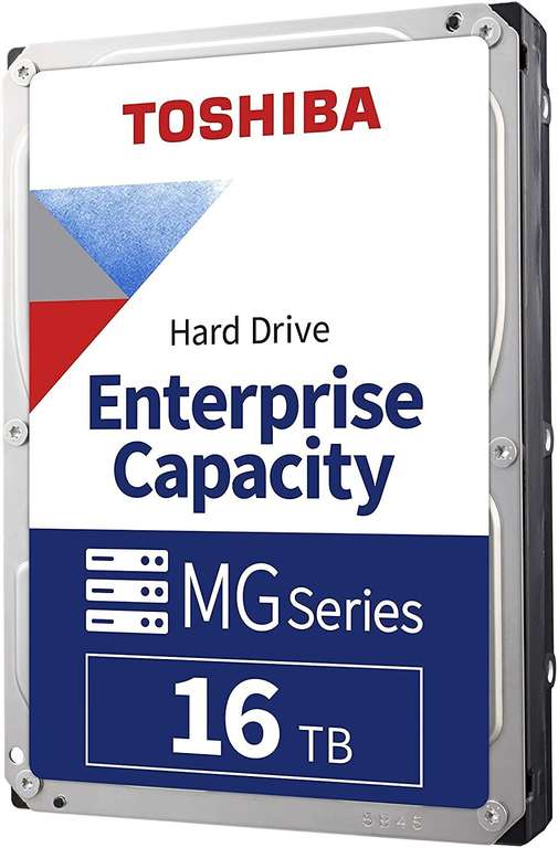 Toshiba Enterprise 16TB Festplatte MG08ACA16TE 512MB 3.5" (8.9cm) SATA 6Gb/s für 259€ inkl. Versandkosten / 14GB MG07ACA14TE für 219€
