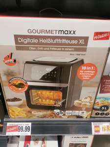[lokal Marktkauf Markkleeberg] Gourmetmaxx digitale Heißluftfritteuse