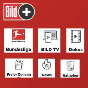 BILDplus Jahresabo inkl. 1. Bundesliga und 2. Bundesliga Saisonpass, Bild TV und Dokus für 19,99€ statt 39,99 €