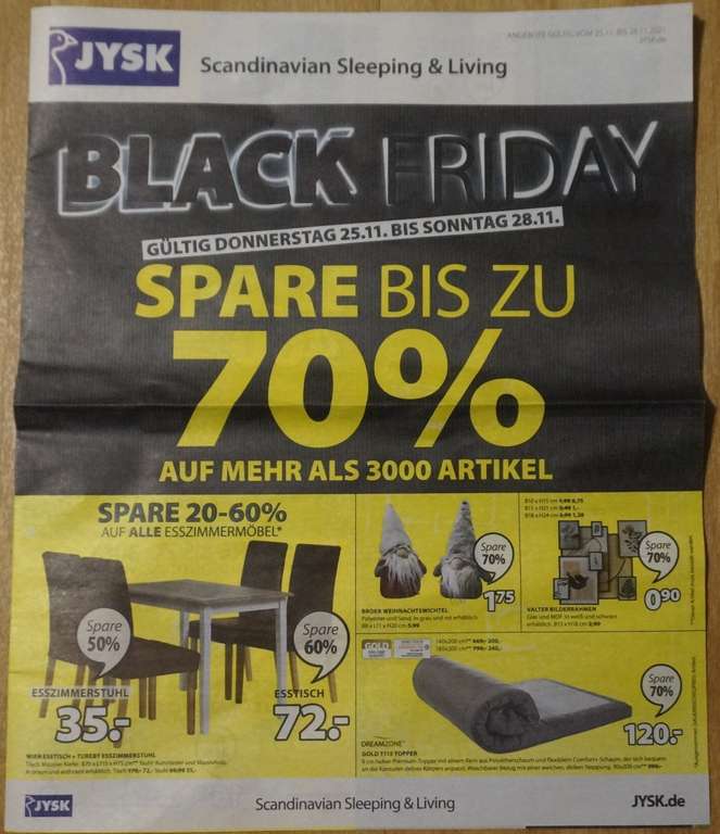 [JYSK][Dänisches Bettenlager] Black Friday Angebote ab 25.11.-28.11. Sessel Uldum