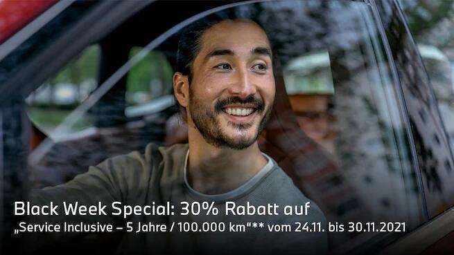 Black Week Special bei BMW: 30% Rabatt auf „Service Inclusive – 5 Jahre / 100.000 km“