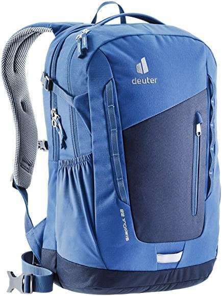 Deuter Unisex Stepout 22 Urban Rucksack/Daypack mit 22L, Maße 46 x 30 x 19 cm, Farbe Navy-steel [Amazon]