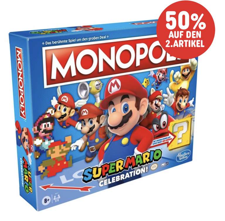 2x Monopoly Super Mario Celebration (Smyth Toys)