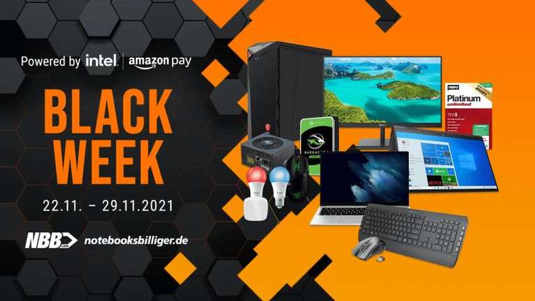 NBB Black Week: Diverse Angebote für Beamer, PC-Komponenten, Netzwerk, Smart Home, Drucker & Zubehör