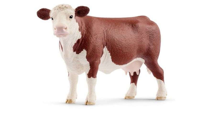 Schleich Farm World Hereford Kuh (13867) & Fleckvieh-Kuh für je 5,99€ (Müller Abholung & Amazon Prime)