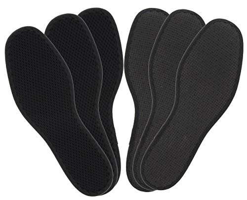 Unisex Deo-Sohle für frische Füße Bama Fresh Deo Active Schuh-Einlegesohlen Schwarz 