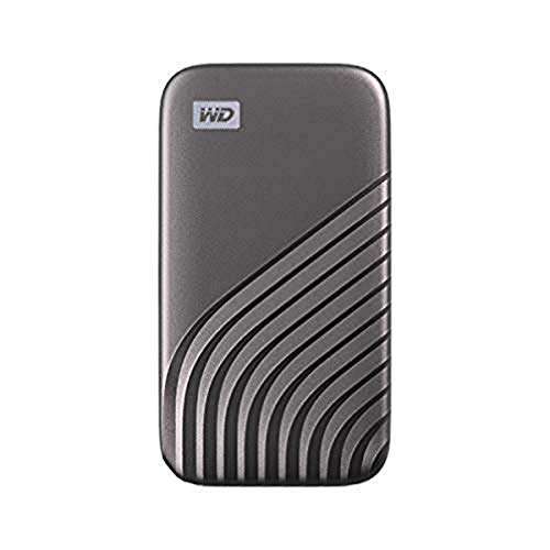 WD My Passport SSD 2 TB - Externe 2,5" Festplatte (Lesen 1050 MB/s, Schreiben 1000 MB/s, USB-C 3.2 Gen 2, Alu-Gehäuse)
