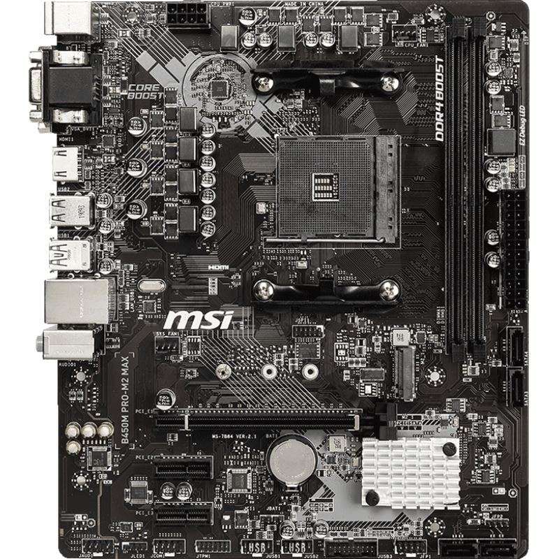MSI B450M PRO-M2 MAX Mainboard / Mindfactory AM4