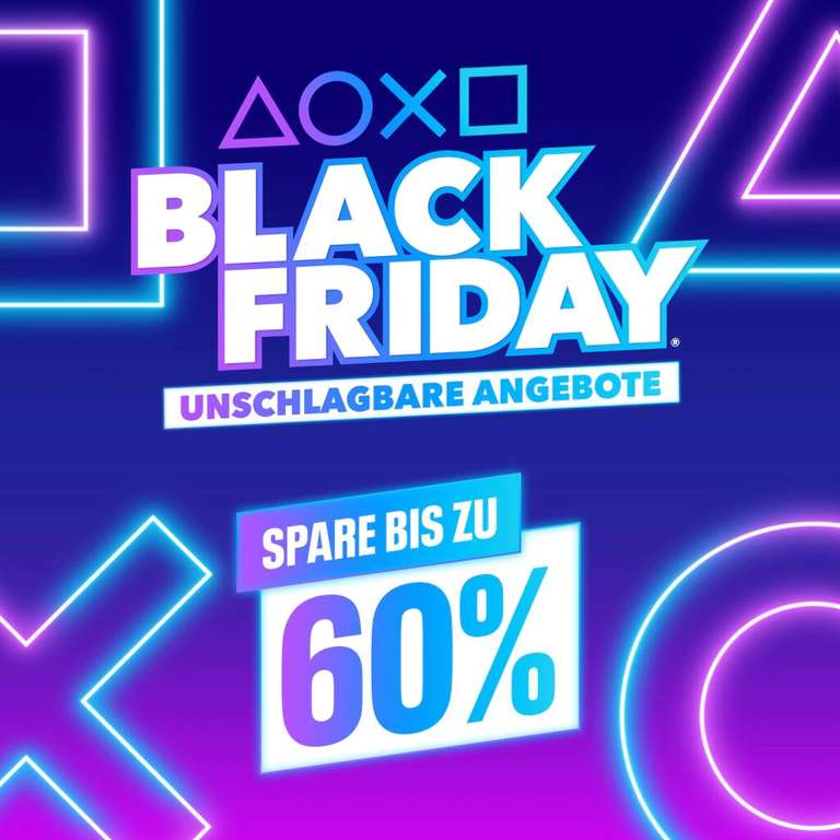 Black Friday-Angebote im PlayStation Store (PSN, nur Bestpreise)