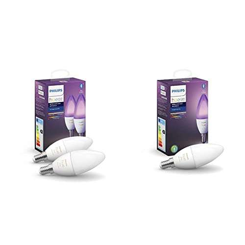 Philips Hue White & Color Ambiance E14 mit Bluetooth 3er Pack 99,99€ ODER White Ambiance 3er-Pack 47,99€