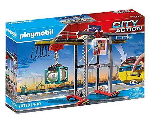 Playmobil City Action Portalkran inklusive Containern, Steuermodul und dreh- verschiebbarer Kabine für 45,10€ (Amazon & Galaxus)
